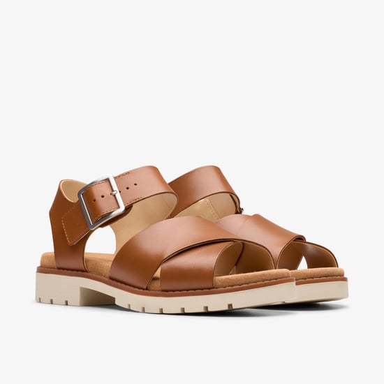 Orinoco Cross Tan Leather Sandalen - Image 4