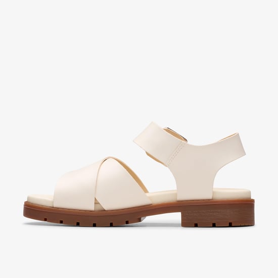 Orinoco Cross Cream Leather Sandalen - Image 2
