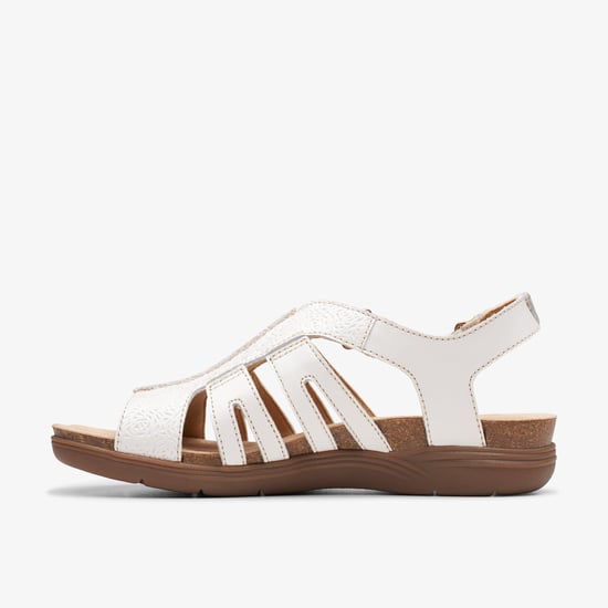 April Belle White Leather Sandalen - Image 2