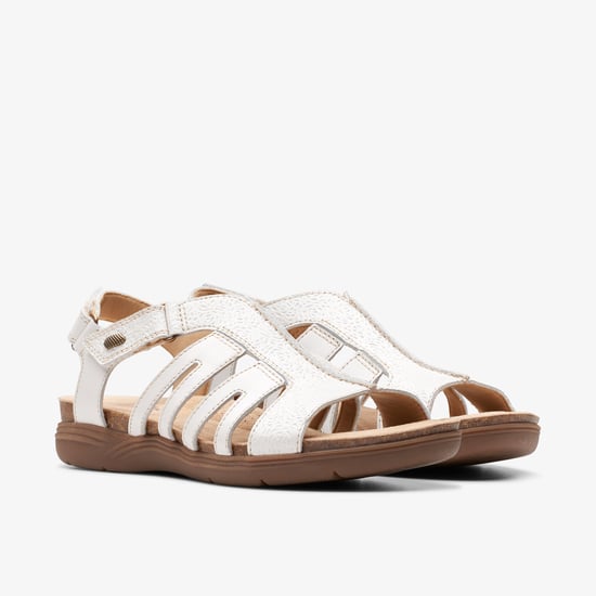 April Belle White Leather Sandalen - Image 4