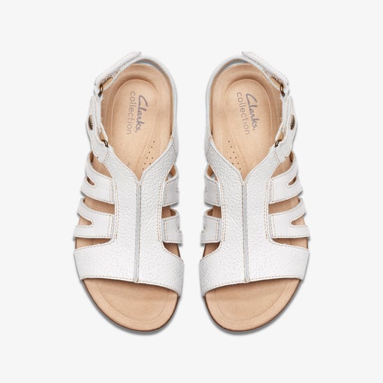 April Belle White Leather Sandalen - Image 6