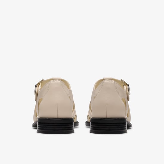 Hana Sun Off White Lea Sandalen - Image 5