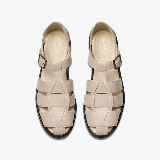Hana Sun Off White Lea Sandalen - Image 6