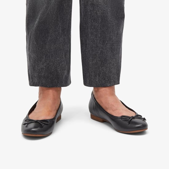 Fawna Lily Black Leather Schoenen - Image 2
