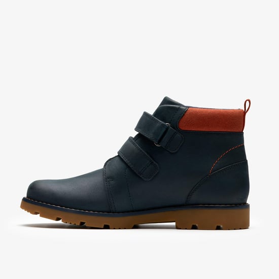 Heath Strap O Navy Boots - Image 2