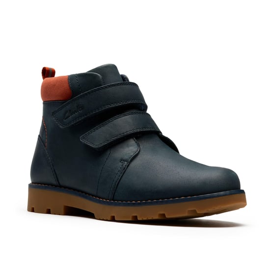 Heath Strap O Navy Boots - Image 4