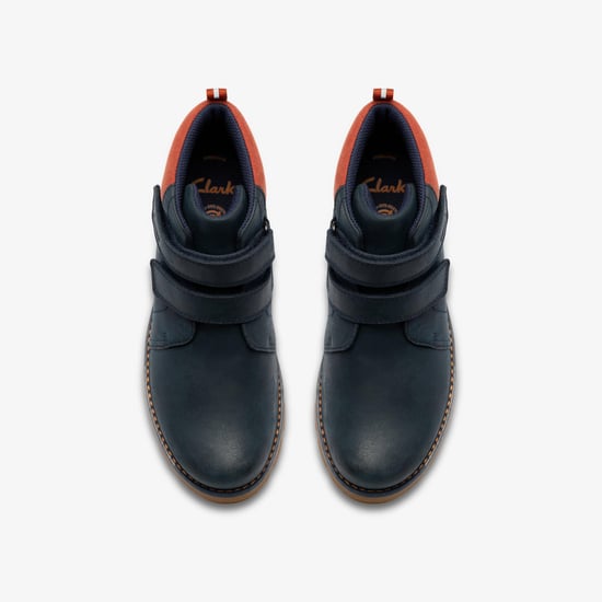 Heath Strap O Navy Boots - Image 6