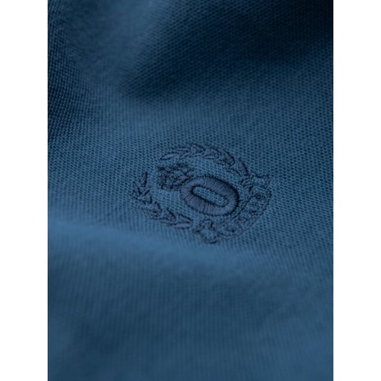 Ombre Poloshirt heren korte mouw donker - Image 3