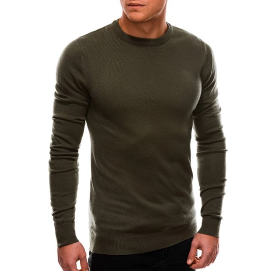 Edoti Sweater heren basic italian olive ed0100dg - Image 4
