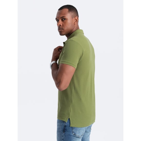 Ombre Poloshirt heren korte mouw kleur 0100-ol - Image 3