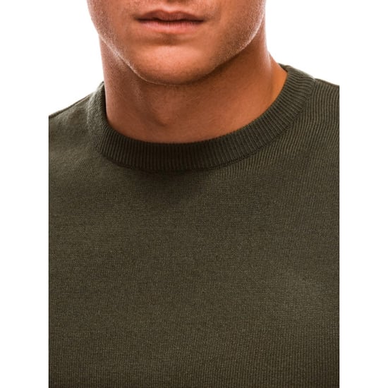 Edoti Sweater heren basic italian olive ed0100dg - Image 5