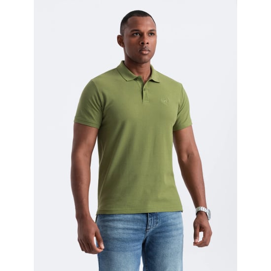 Ombre Poloshirt heren korte mouw kleur 0100-ol - Image 6