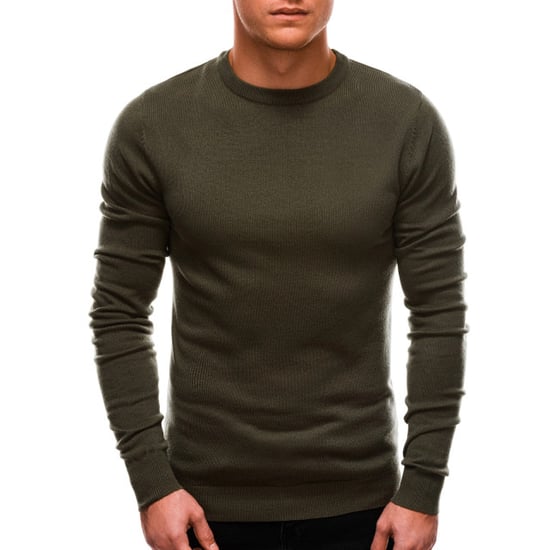 Edoti Sweater heren basic italian olive ed0100dg - Image 6