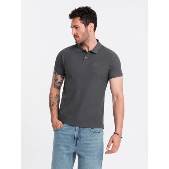 Ombre Poloshirt heren korte mouw - 0100dg - Image 4
