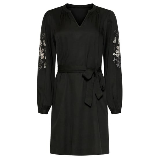 Smashed Lemon 25796 – jurk met handgeborduurde mouwen en ceintuur | - Image 3
