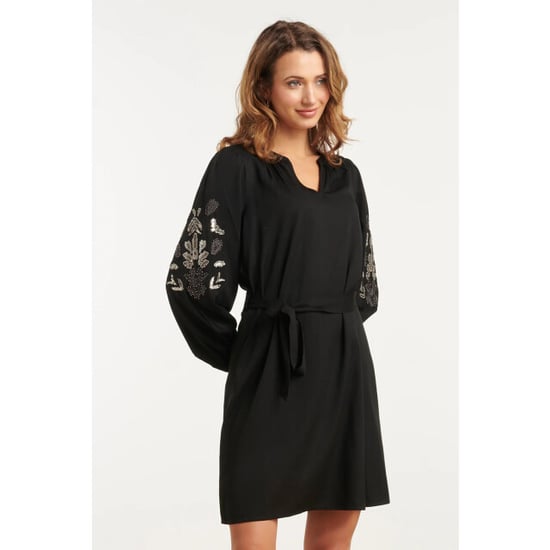 Smashed Lemon 25796 – jurk met handgeborduurde mouwen en ceintuur | - Image 5