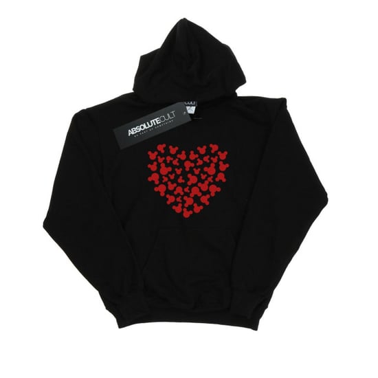 Li-cense Disney dames mickey mouse hart silhouet hoodie - Image 1
