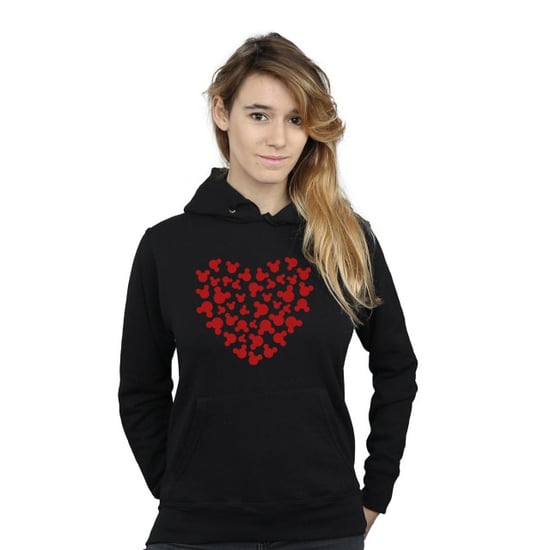 Li-cense Disney dames mickey mouse hart silhouet hoodie - Image 3