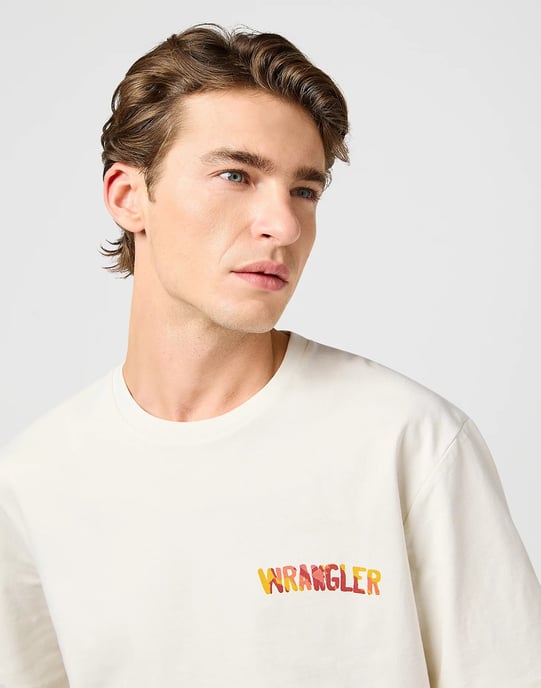 GB - Wrangler - Big Graphic - Tshirt - White - Image 4
