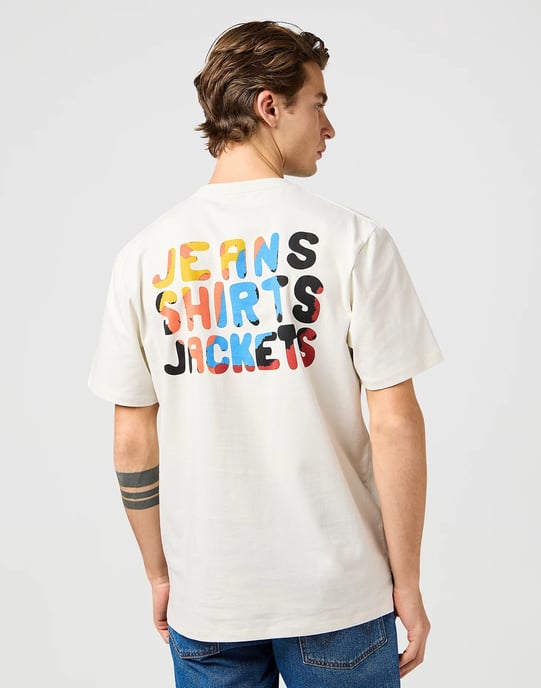 GB - Wrangler - Big Graphic - Tshirt - White - Image 5