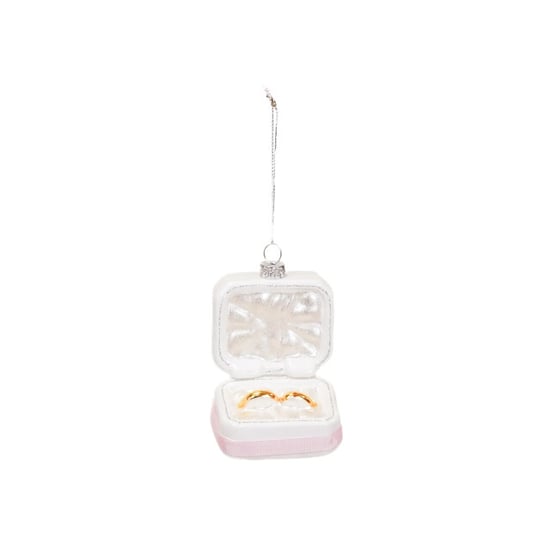 House Vitamin Christmas decoration christmas hanger marry me rings pink/ white/ gold - - Image 1