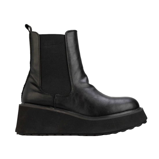 Rocket Dog Dames/Dames Heyday Platform Enkellaarsjes (Zwart) - Image 1