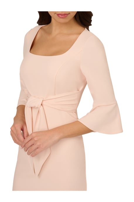 Bell Sleeve Tie Front Dress - Image 3