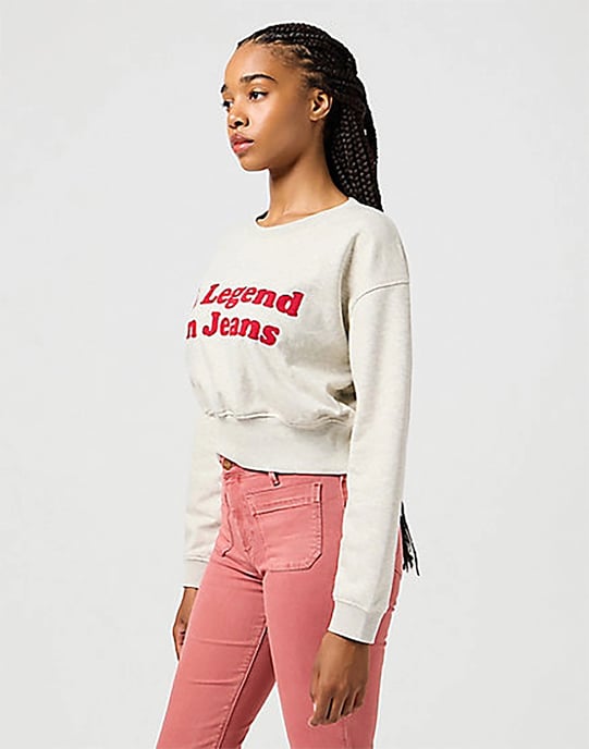 GB - Wrangler - Relaxed - Sweatshirt - Oat - Image 4