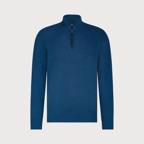 Blue Industry De chenille half-zip pullover | - Image 2