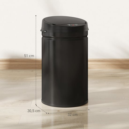 4goodz Sensorprullenbak rond 30 liter 32x31x51cm - - Image 2