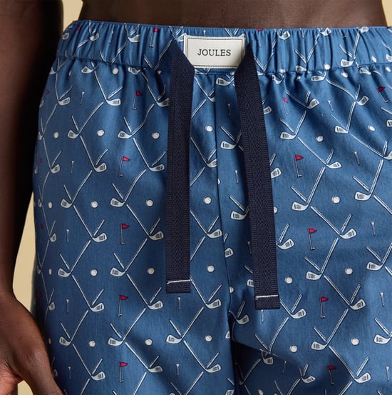 Joules Dozer Mens Pyjama Bottoms Blue - Image 2