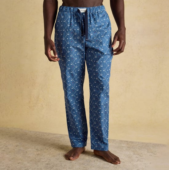 Joules Dozer Mens Pyjama Bottoms Blue - Image 3