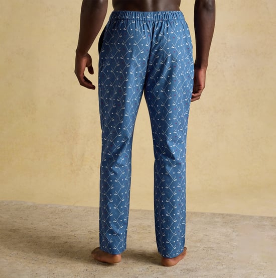 Joules Dozer Mens Pyjama Bottoms Blue - Image 4