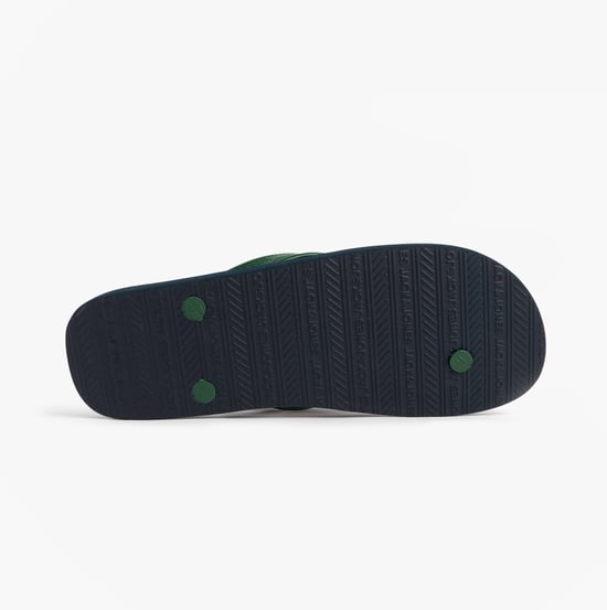 Jack & Jones Logo Palm Print Mens Flip-flops Navy Blazer - Image 3