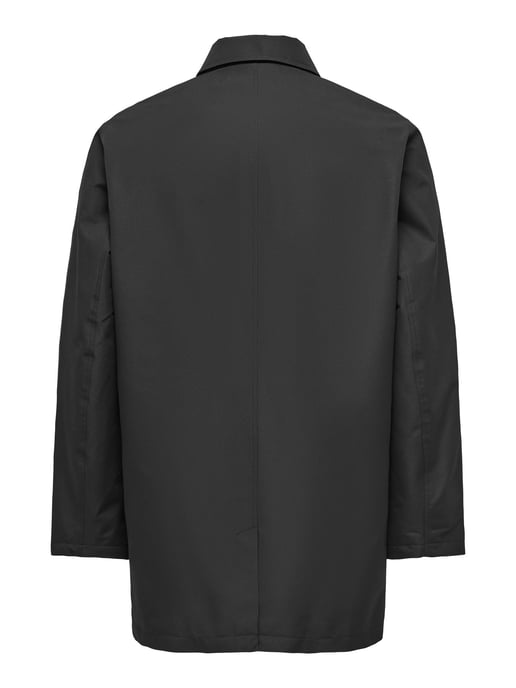 Only & Sons Mens Long Coat Lightweight Autumn Winter - Image 5