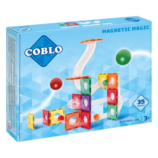 Coblo Magnetische knikkerbaan uitbereidingsset classic 35 delig - Image 3