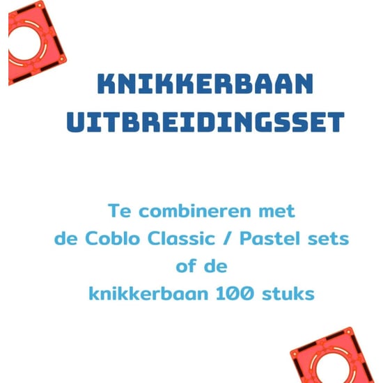 Coblo Magnetische knikkerbaan uitbereidingsset classic 35 delig - Image 5