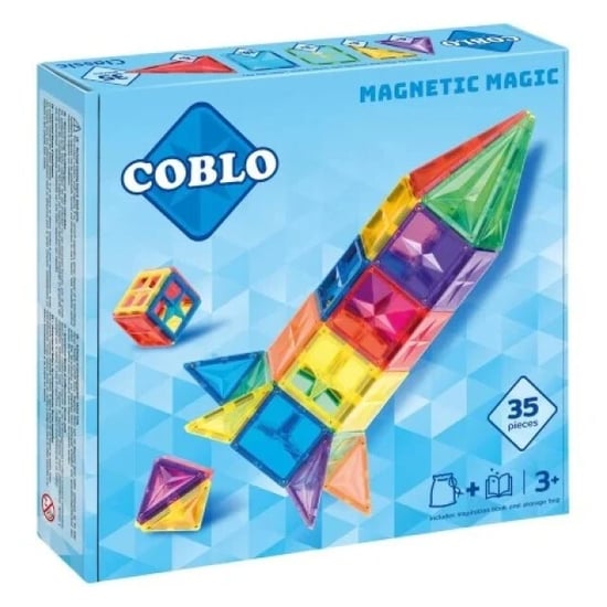 Coblo Magnetische bouwstenen classic 35 delig - Image 5