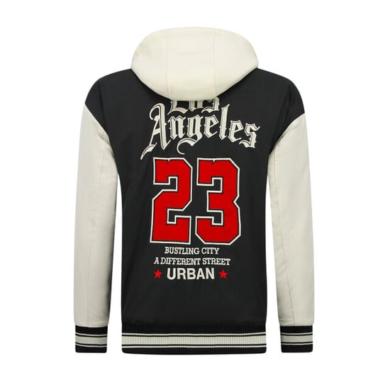 Enos Baseball jas met capuchon oversized bomberjack - Image 4