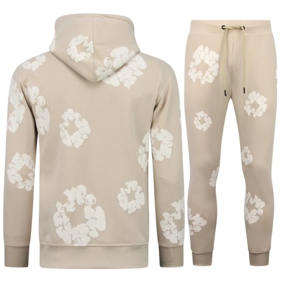 Top-Star Dik geweven trainingspak met bloemen all over bloemenpak - Image 5
