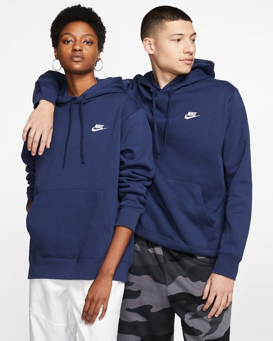 Nike Sportswear Club Fleece Pullover Hoodie in Navy - Image 1