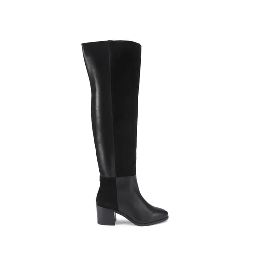 Kurt Geiger London Suede Kgl Block Heel Knee Boots - Image 1