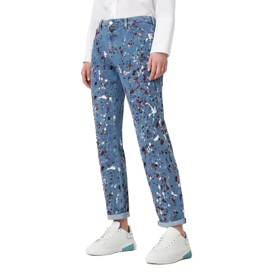 Emporio Armani J15 Jeans för dam och dam (Blå) - Image 2
