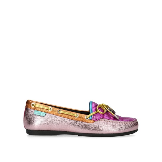 Kurt Geiger London Leather Eagle Moccasin Ballet Flats - Image 1