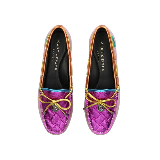Kurt Geiger London Leather Eagle Moccasin Ballet Flats - Image 2