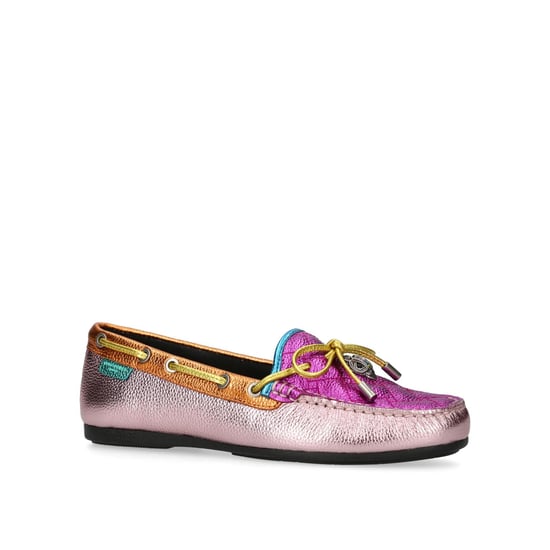 Kurt Geiger London Leather Eagle Moccasin Ballet Flats - Image 4