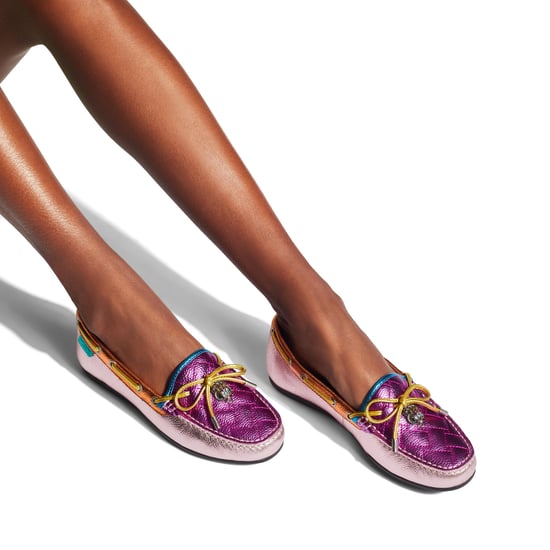 Kurt Geiger London Leather Eagle Moccasin Ballet Flats - Image 5