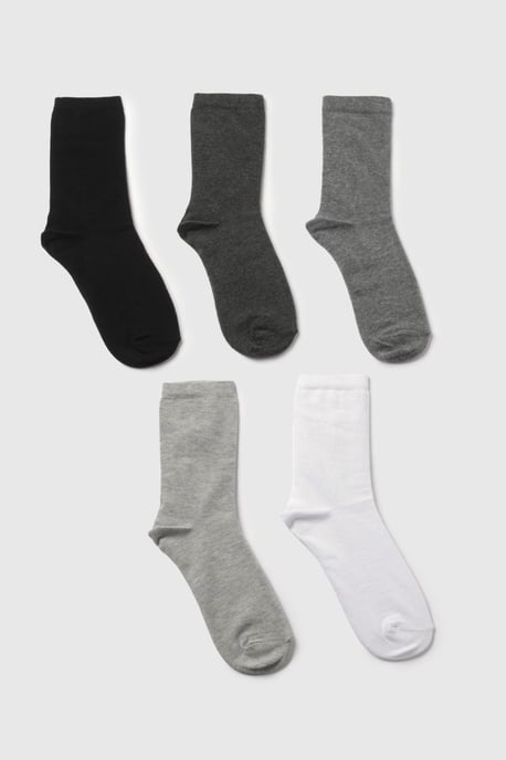 Monochrome Sports Socks 5 Pack - Image 1