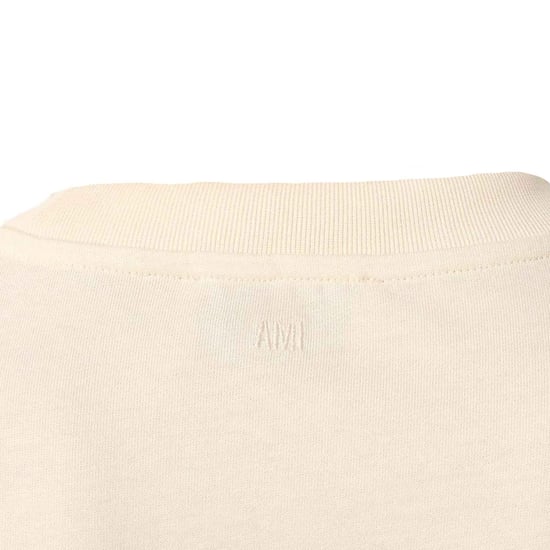 Ami Paris Men’s Logo T-Shirt in White - Image 2