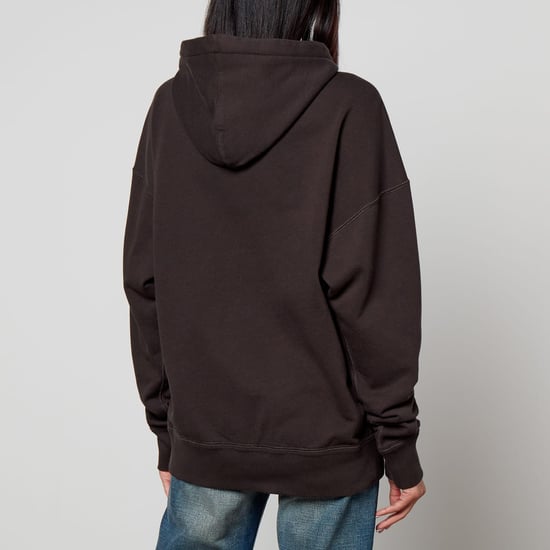 Damestrui Isabel Marant Etoile Mansel Logo Hoodie in Taupe - Image 2